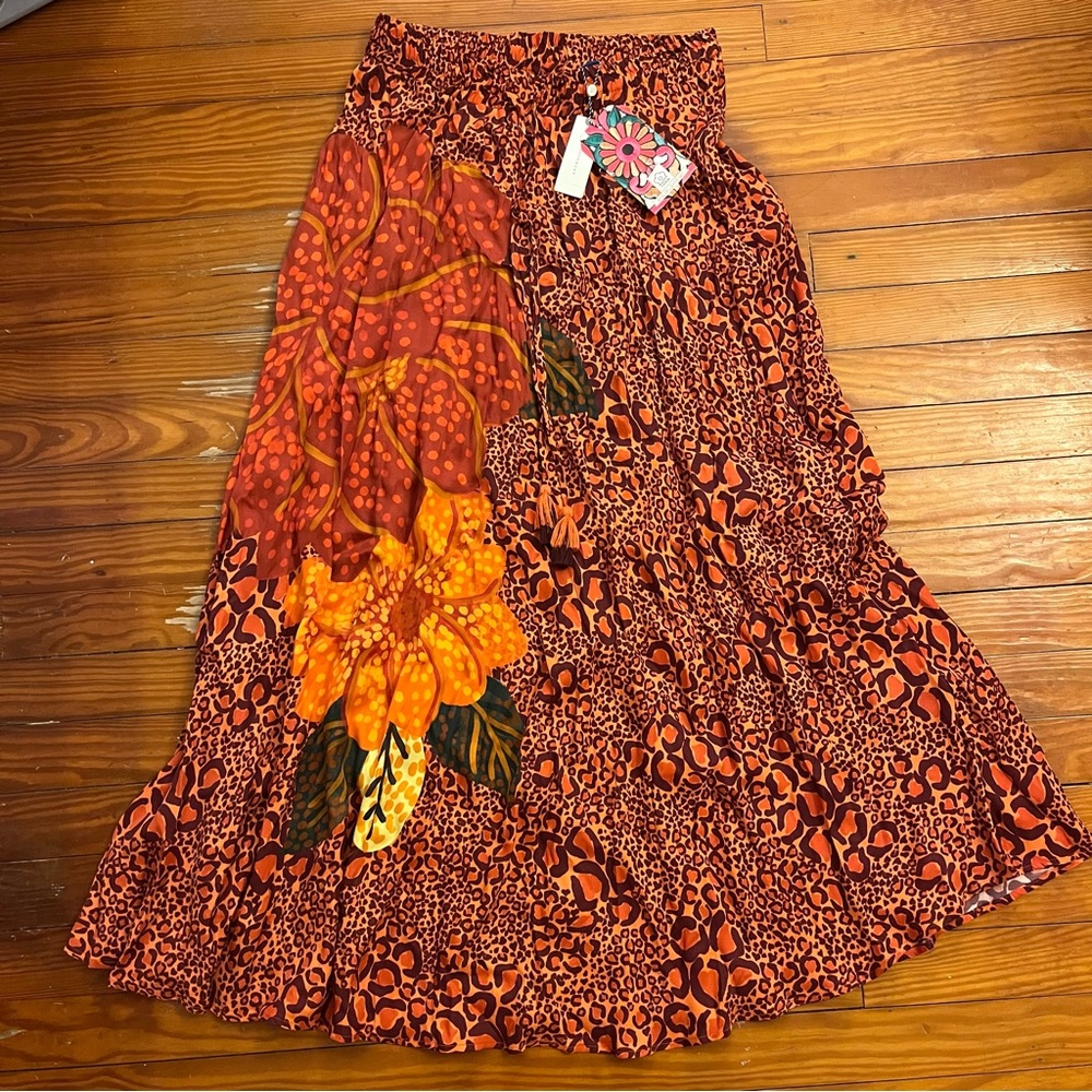 NWT Farm Rio x Anthropologie Maxi Skirt, Medium